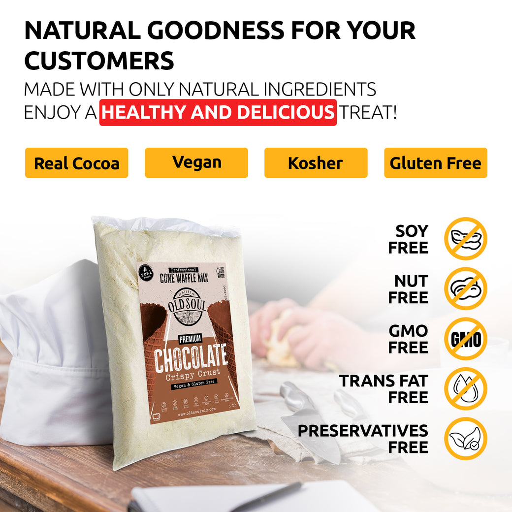 Chocolate / Gluten Free & Vegan / 30 Lbs