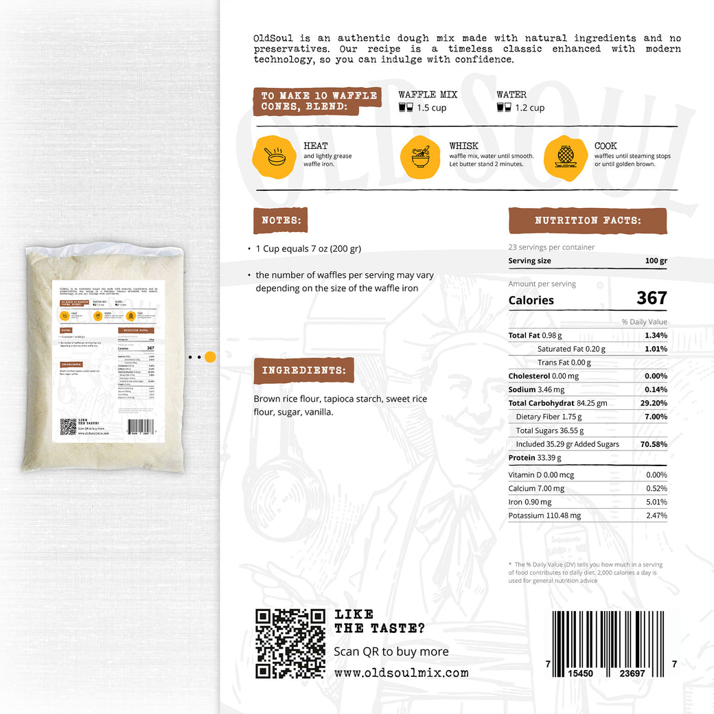 Vanilla / Gluten Free & Vegan / 30 Lbs