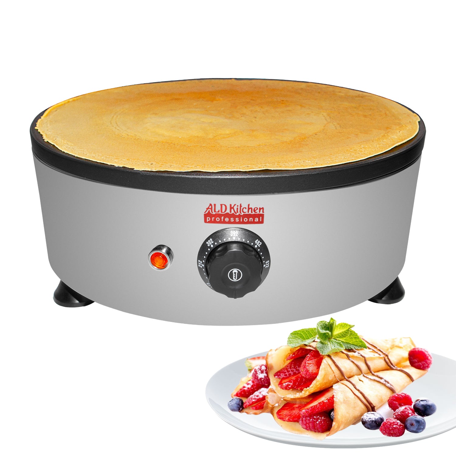 ALDKitchen Full Crepe Making Set (Pancake Pan + Serving Station) / Crepe  Maker Only / Serving Station Only