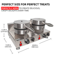Double / 110V, double waffle maker