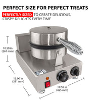 Single / 110V, belgian waffle maker