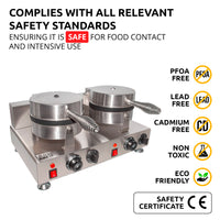 Double / 110V, double waffle maker
