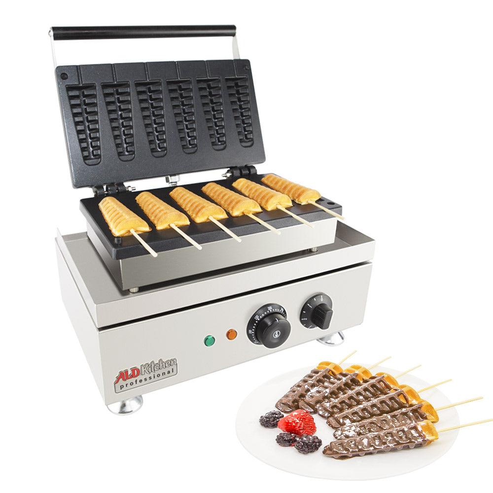Electronic Commercial Electric Lolly Waffle Stick Baker Machine