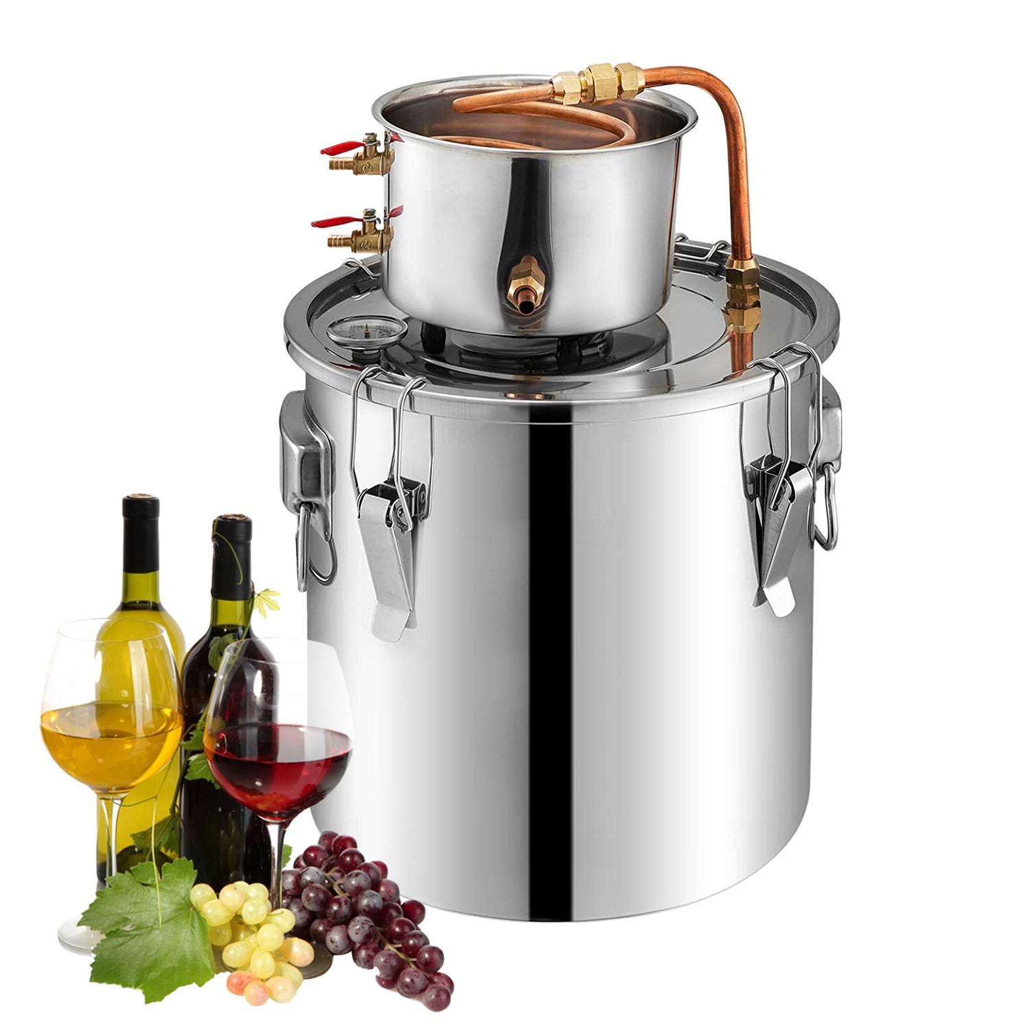 Distillery, 2L Caliph with Aromacorb and Thermometer Distiller 2 Liter