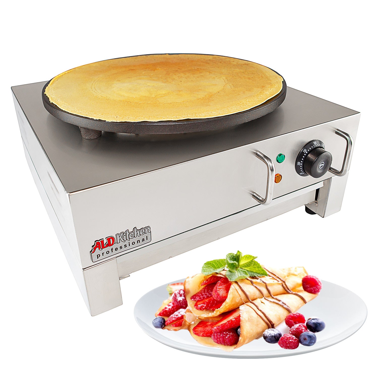 ALDKitchen Crepe Maker Commercial | Electric Pancake Maker 110V