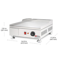Small / 110V, flat top grill