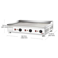 Large / 220V, griddle grill