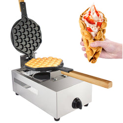 A-FY6G Bubble Waffle Maker Machine | GAS Type Egg Waffle Maker | Professional Rotated Bubble Waffle Machine