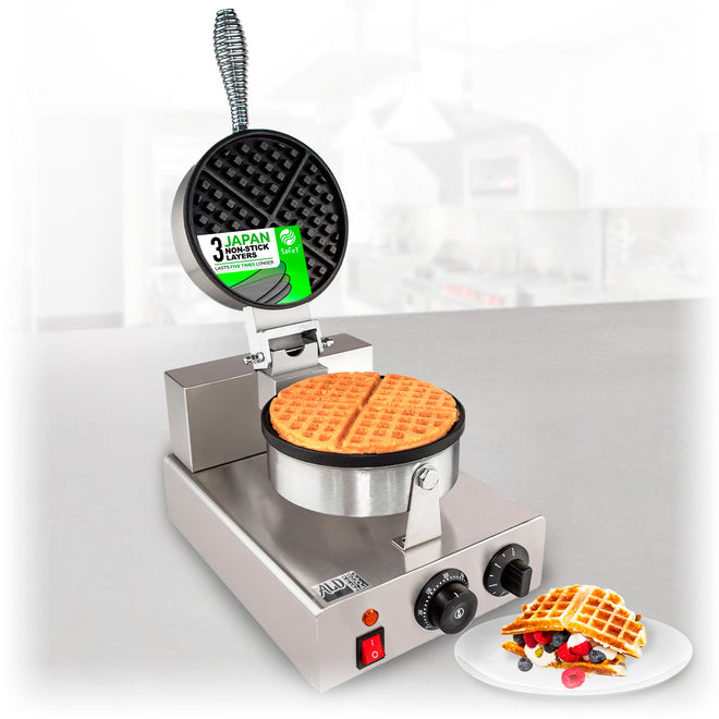 Single / 110V, belgian waffle maker