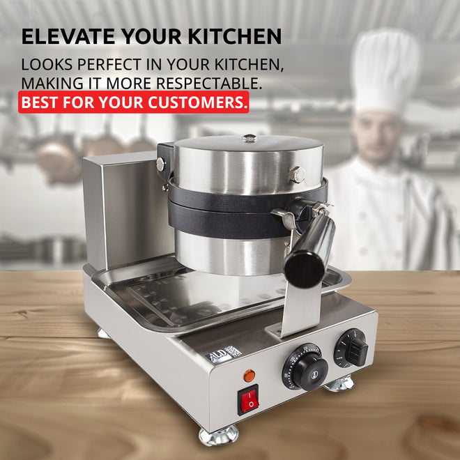 Single / 110V, commercial belgian waffle maker