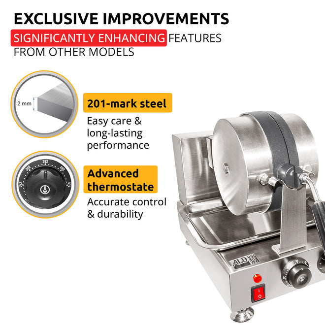 Single / 110V, belgian waffle maker