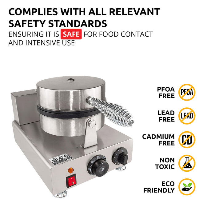 Single / 220V, belgian waffle maker