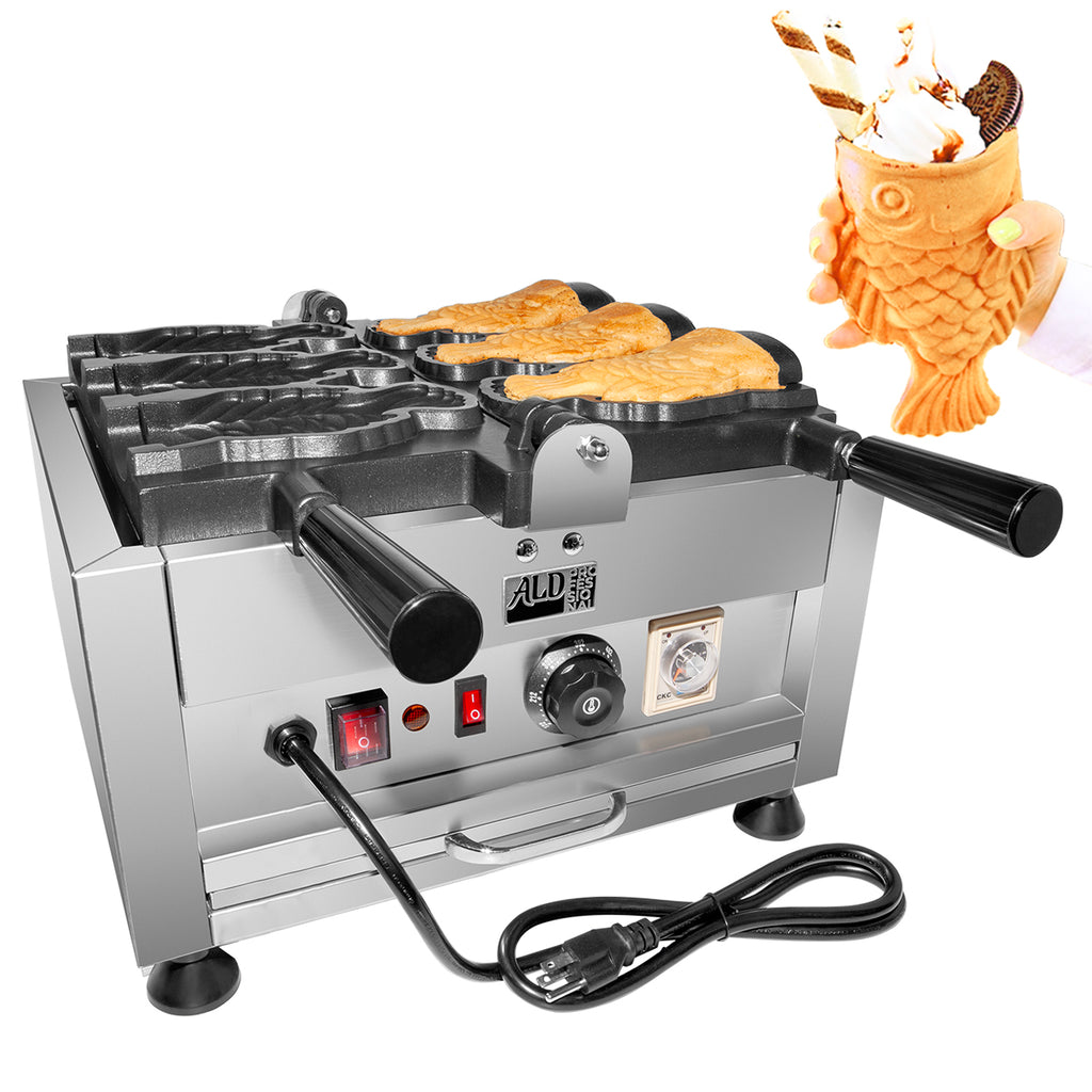 ALDKitchen Deep Fryer | 1-Basket Electric Fryer for Commercial Use | Stainless Steel | 6 L Capacity 110V