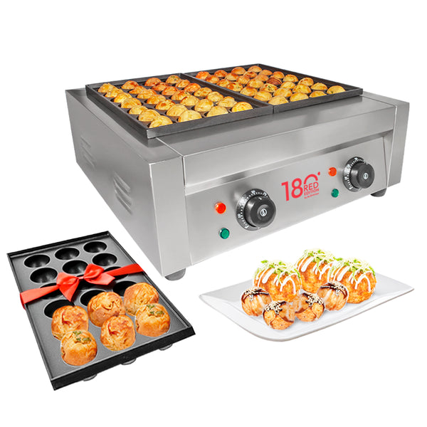 ALDKitchen Double Takoyaki Grill | Electric Takoyaki Machine | 56