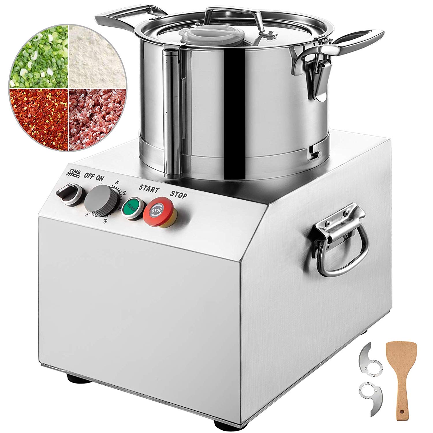 Cubic Cutter Commercial Food Processor for Vegetables Fruits | Electric Food Cutter