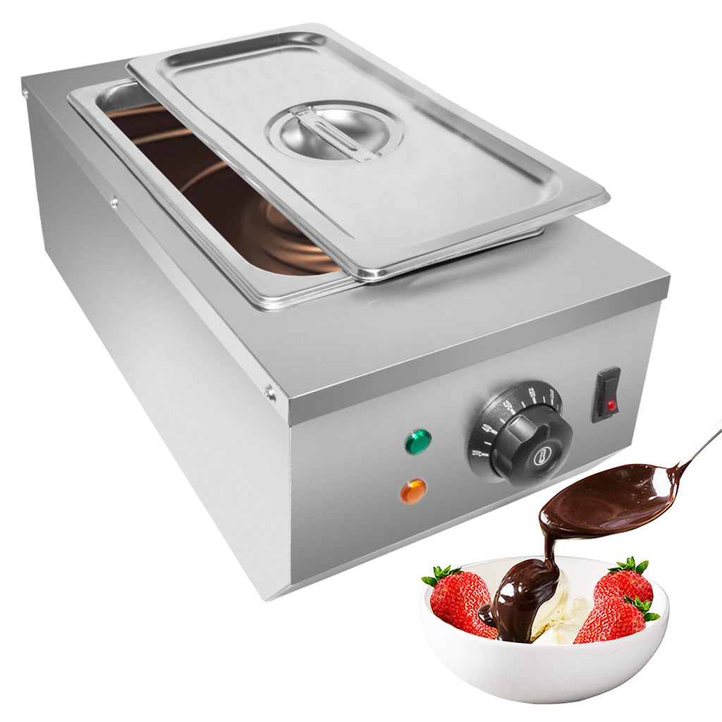 WICHEMI Chocolate Melting Pot Chocolate Tempering Machine Commercial  Electric Chocolate Melter Fondue Pot for Chocolate, Butter