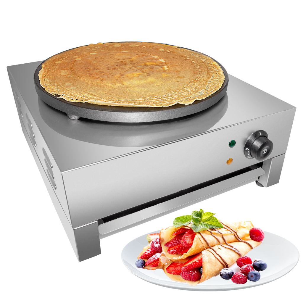 Crepe Making Machine Large Professional Electric Maker Pan Pancake Griddle  Plate