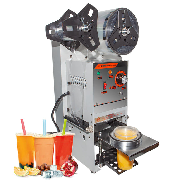  Boba Tea Cup Sealer Machine Fully Automatic Plastic