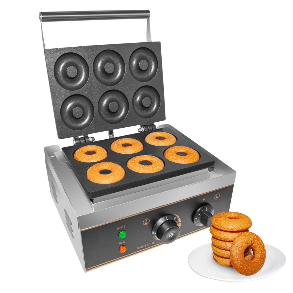 Home Doughnut Machine Nonstick Electric Donut Maker Mini 75mm 6 Grids