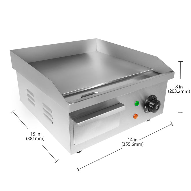Small / 110V, flat top grill