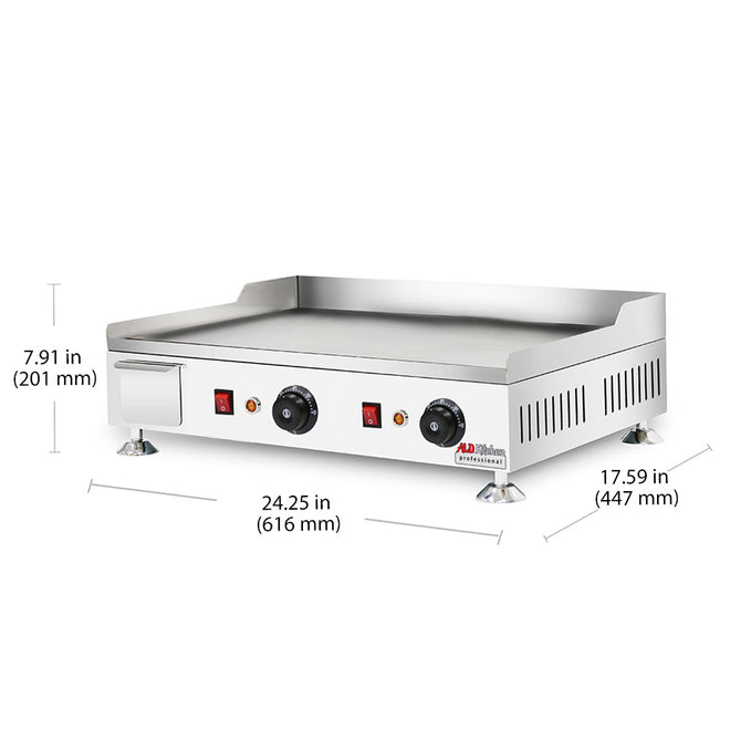Medium / 220V, flat griddle 