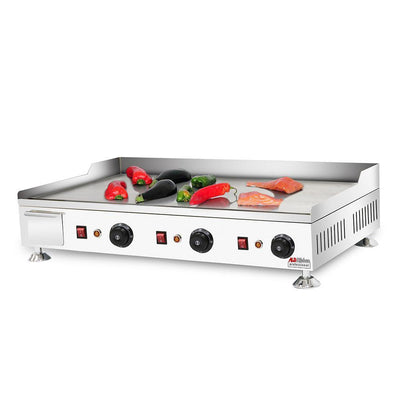 Large / 110V, flat griddle 