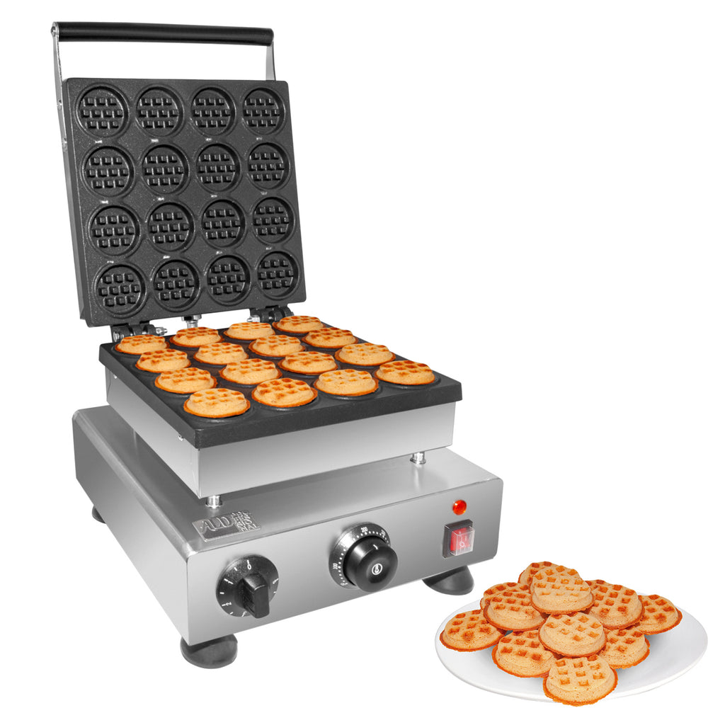 LIANQIAN Commercial Electric 25 pcs Mini Dutch Pancakes Poffertjes