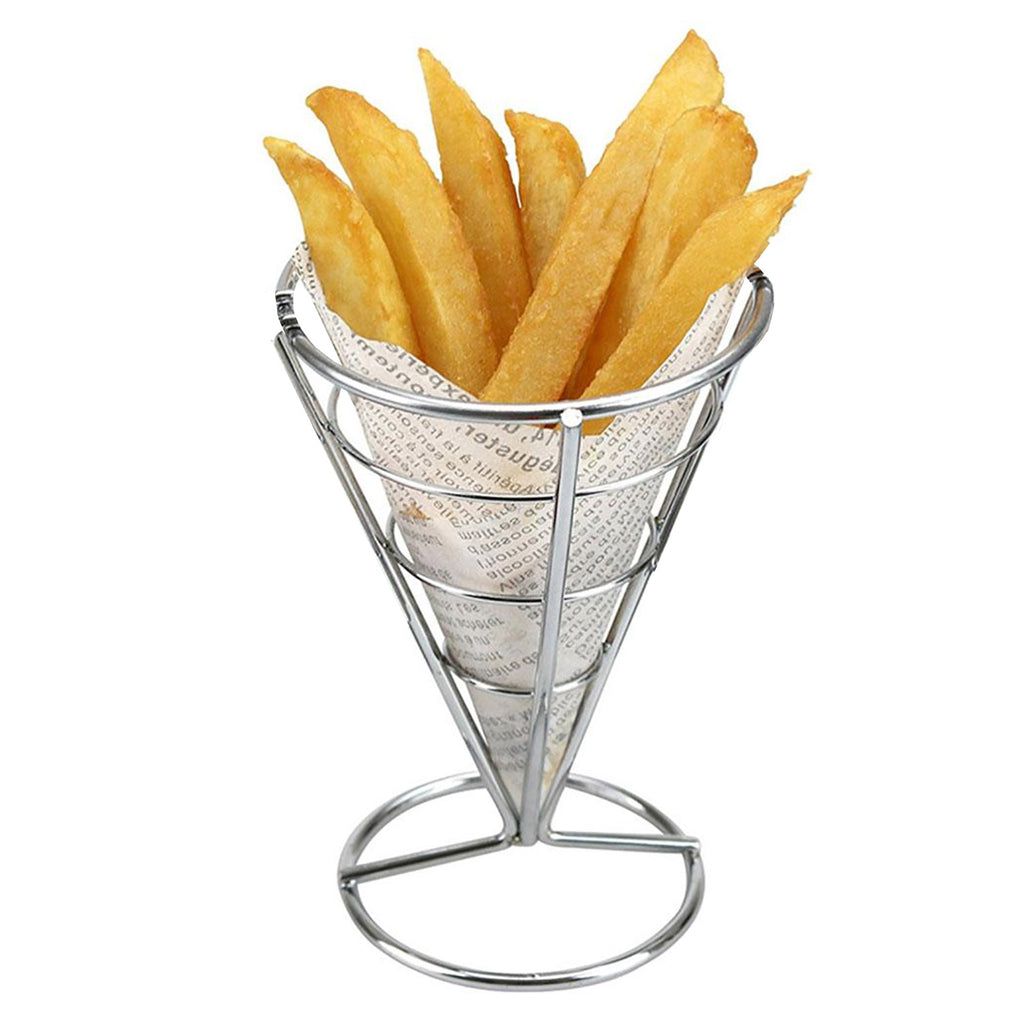 ALDKitchen Metal Cone | Serving Rack | Metal Snack Holder | Conical Stand