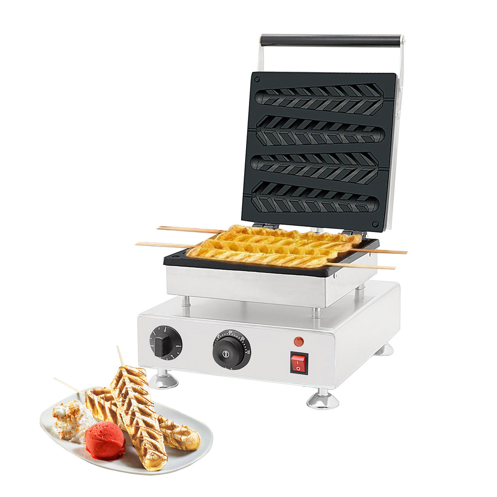 Electronic Commercial Electric Lolly Waffle Stick Baker Machine